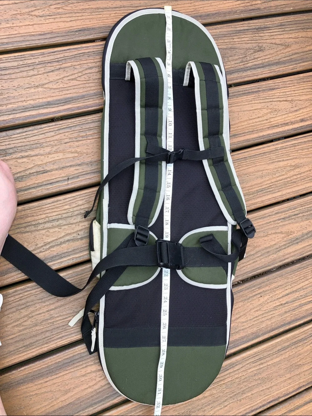 GAP VINTAGE SKATEBOARD CANVAS NYLON ZIPPERED BACKPACK SHOULDER AND WAIST STRAPS